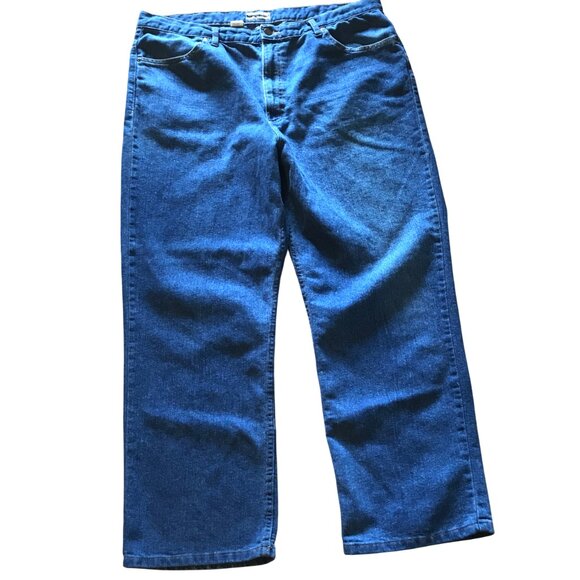 David Taylor Men's Jeans: Vintage Loose Fit Blue Jeans, Size 42x30 - Picture 3 of 10